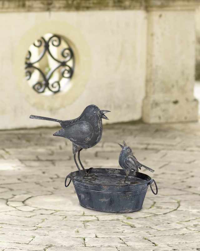 Busy Birds Outdoor Fountain